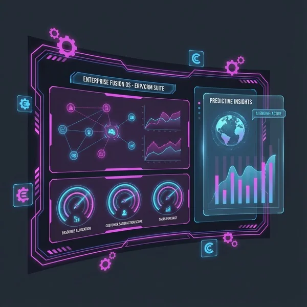Enterprise ERP CRM AI Dashboard